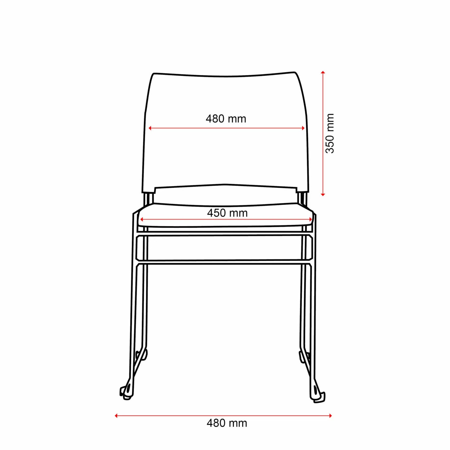 Buro Maxim Conference Chair Black