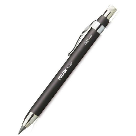 Milan Professional Mechanical Pencil B 5.2mm with 6 Leads & Lead Sharpener