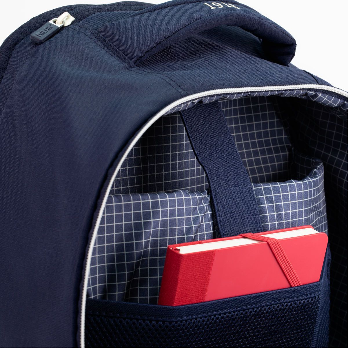 Milan 6-Zip Wheeled Backpack 25L – Navy Blue | 430 Collection | School Depot NZ