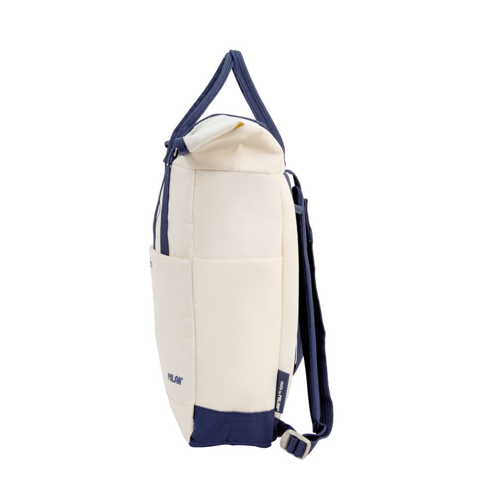 Milan Urban Backpack Top Roll Closure 10L 1918 Series Beige