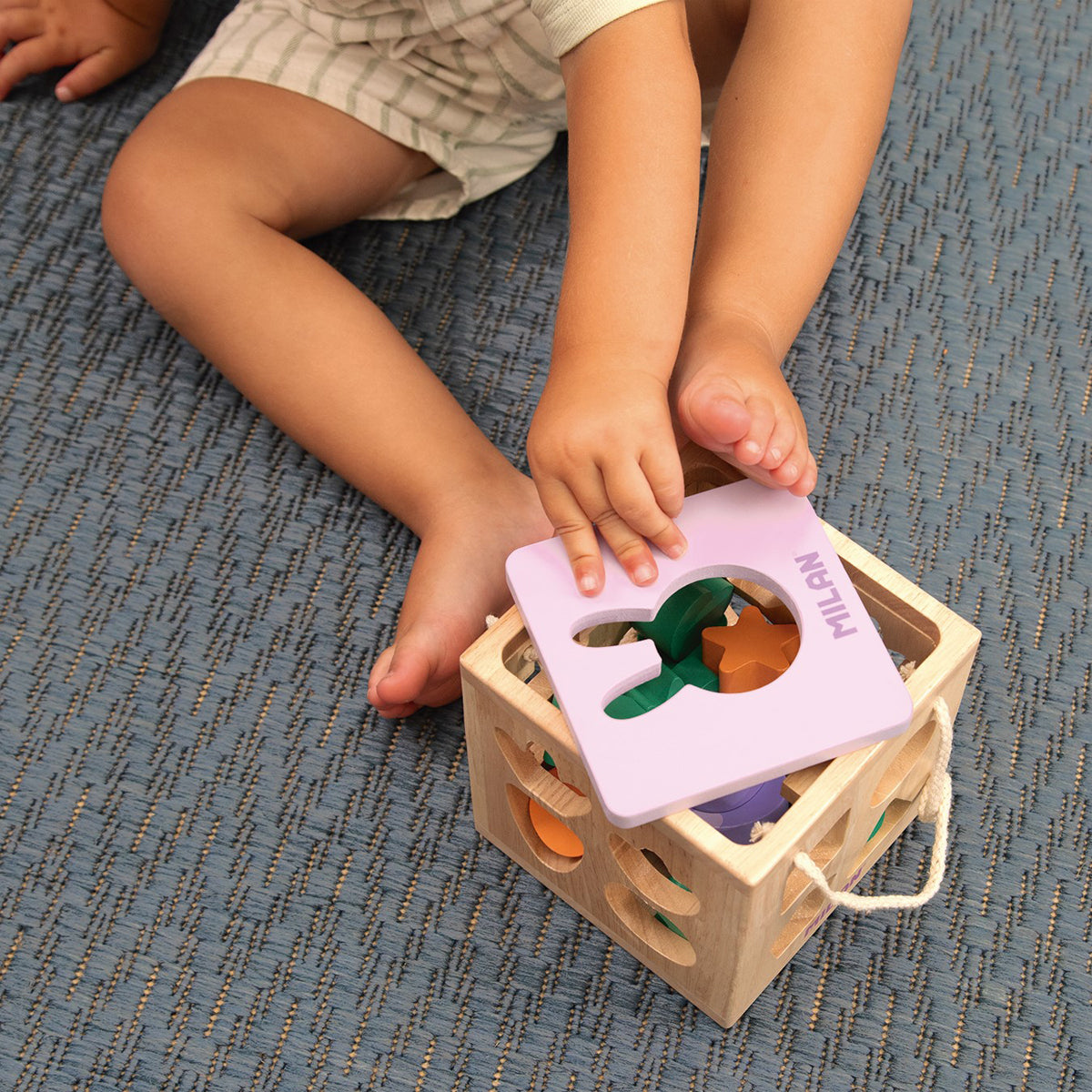 Milan Wooden Educational Rabbit Cube