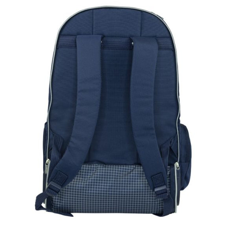 Milan 6-Zip Wheeled Backpack 25L – Navy Blue | 430 Collection | School Depot NZ