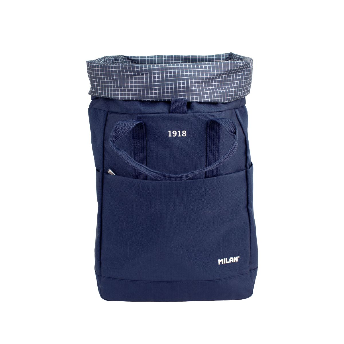 Milan Urban Backpack Top Roll Closure 10L 1918 Series Navy Blue