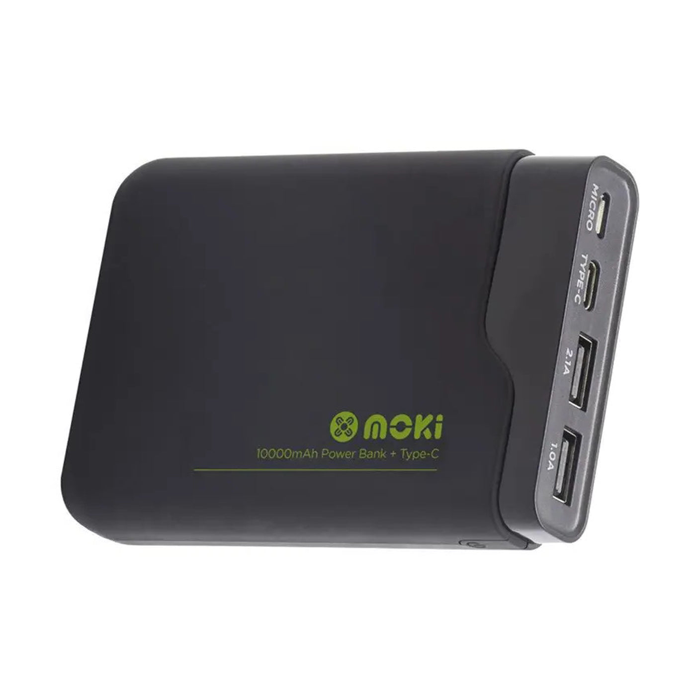 Moki Power Bank Plus 10000mAh USB + Type-C Fast Charge