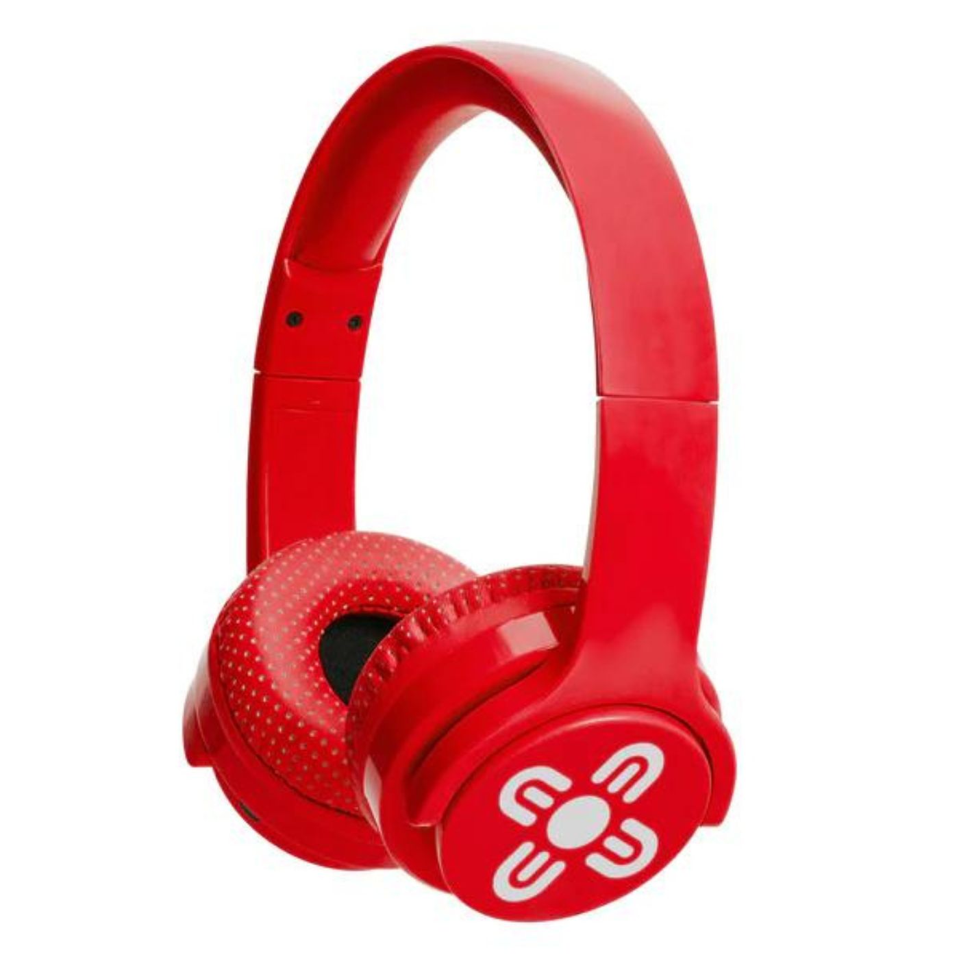 Moki Brites Bluetooth Headphones with Inbuilt Microphone Red