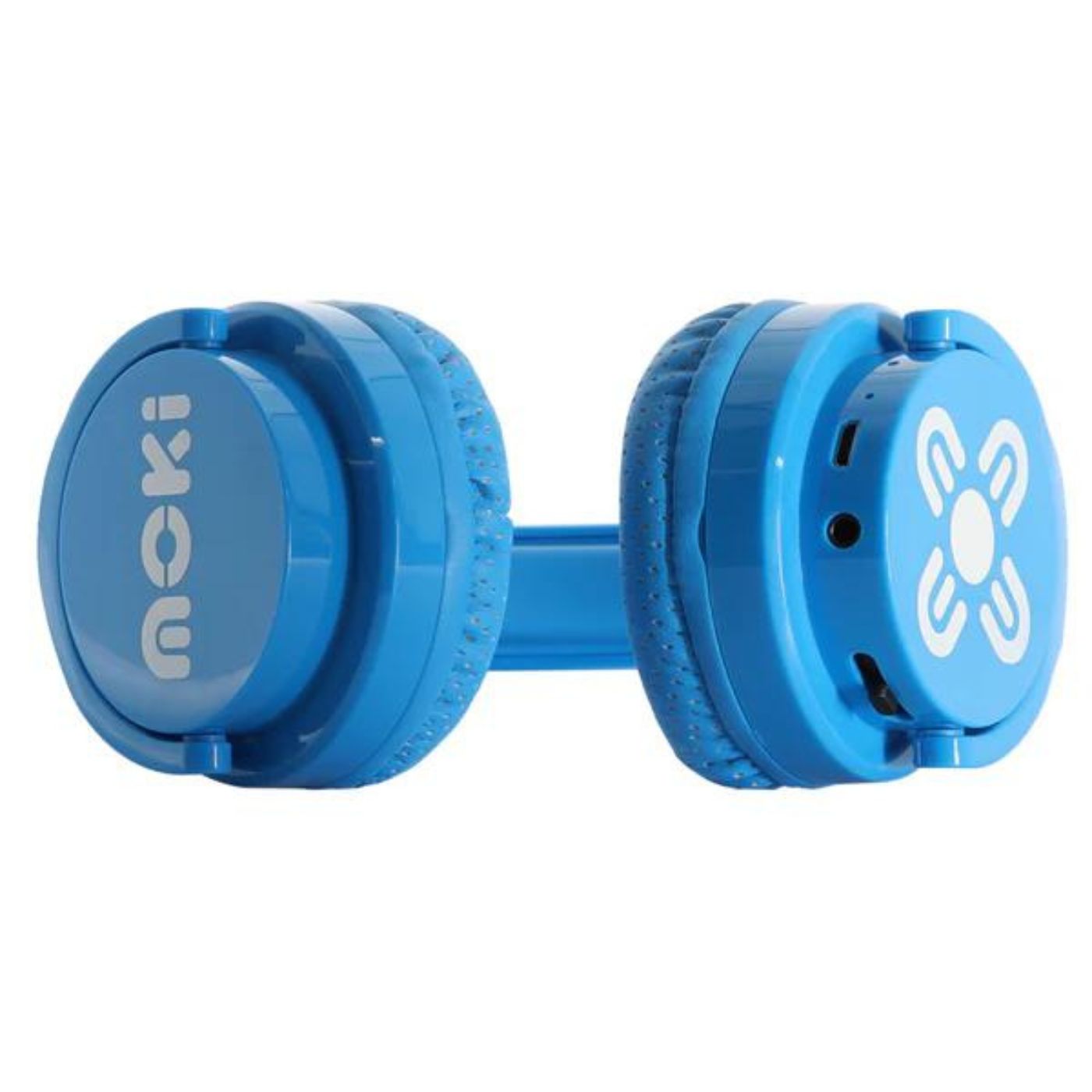 Moki Brites Bluetooth Headphones with Microphone Blue