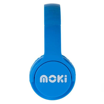 Moki Brites Bluetooth Headphones with Microphone Blue