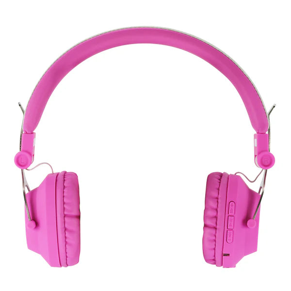 Moki EXO Bluetooth Headphones with Inbuilt Control Pink