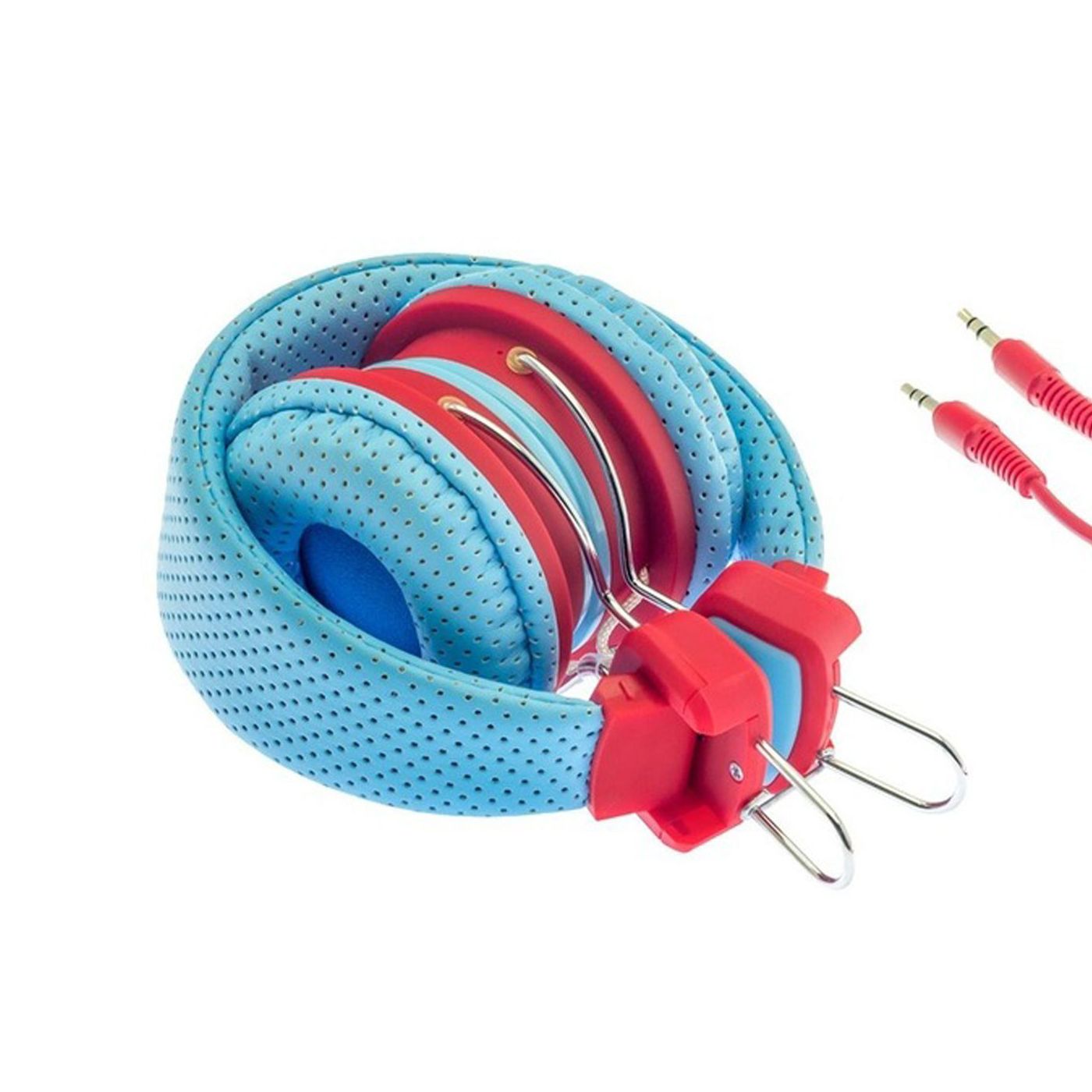 Moki Headphones for Kids Volume Limited Blue & Red