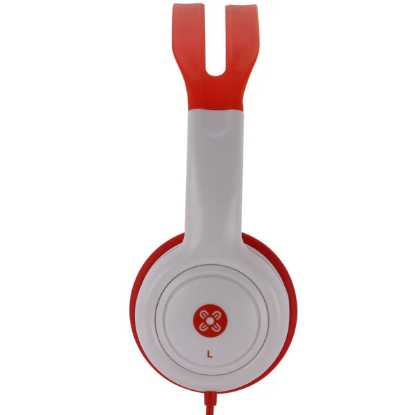 Moki Headphones for Kids Volume Limited Red