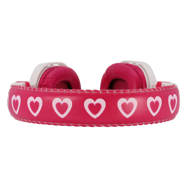 Moki Headphones for School Kids Popper Hearts