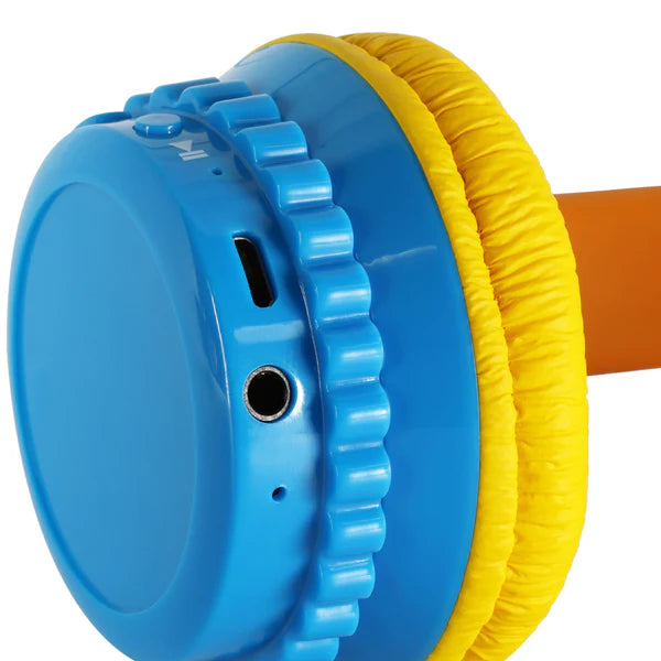 Moki Kids Bluetooth Headphones Volume Limited Blue/Yellow