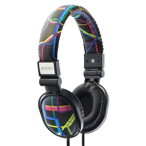 Moki Kids Headphones Popper Subway