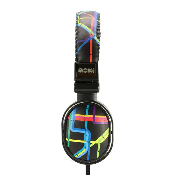 Moki Kids Headphones Popper Subway