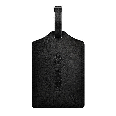 Moki Luggage Tag Leather Black
