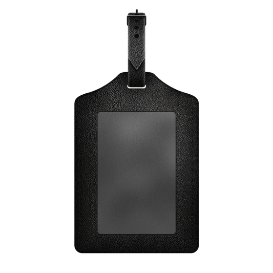Moki Luggage Tag Leather Black