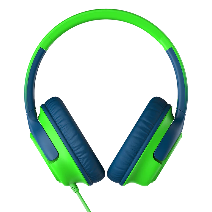 Moki Mixi Type-C Connect Wired Volume Limited Headphones Green-Blue