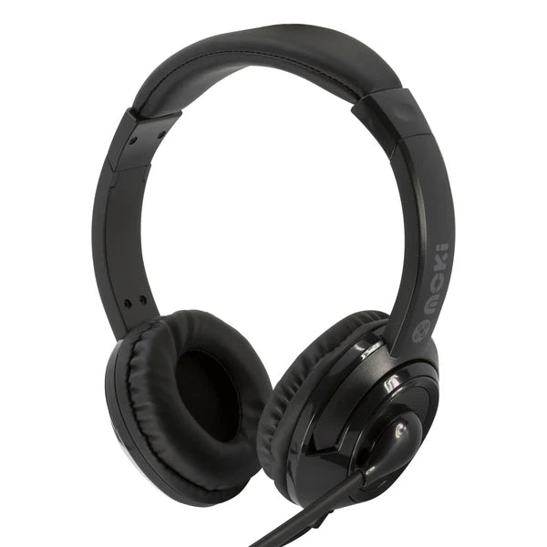 Moki Premium USB Headphone with Boom Microphone Plug & Play