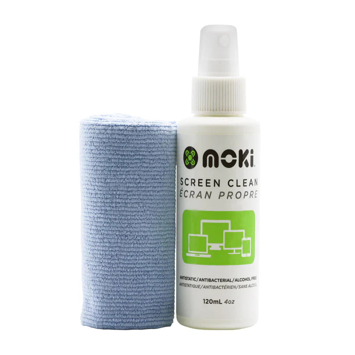 Moki Screen Clean + Microfibre Cloth 60ml