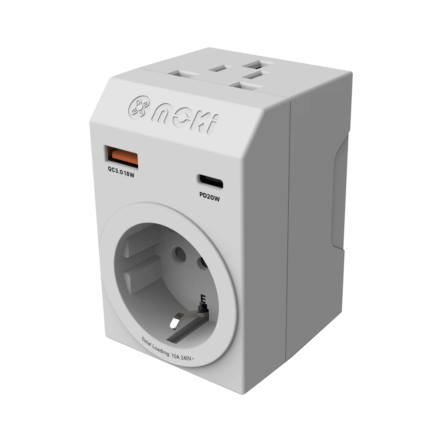 Moki Universal to AU/NZ Travel Adaptor PLUS | 20W USB-C