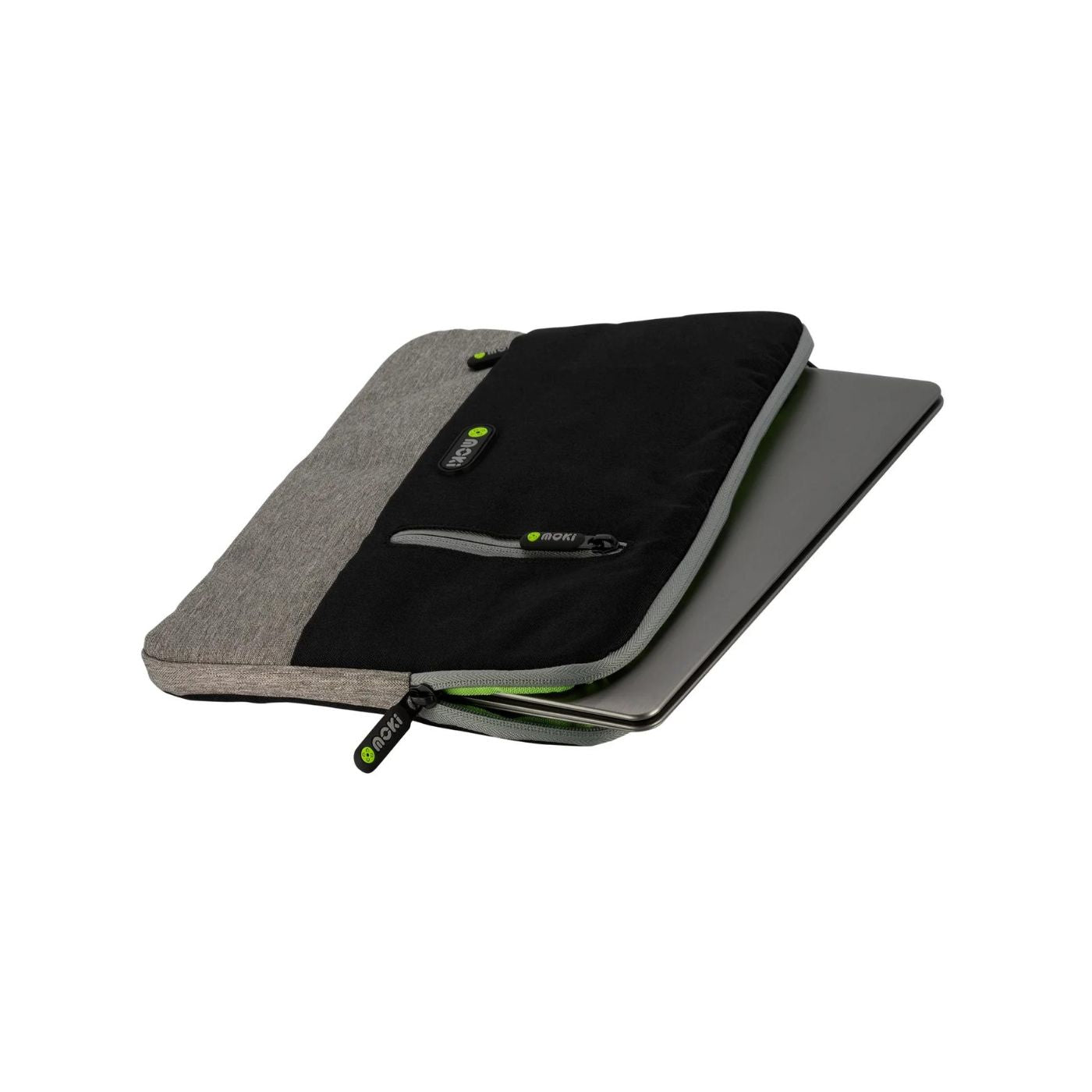 Moki Odyssey Laptop Carry Case Padded Black/Grey  13.3"