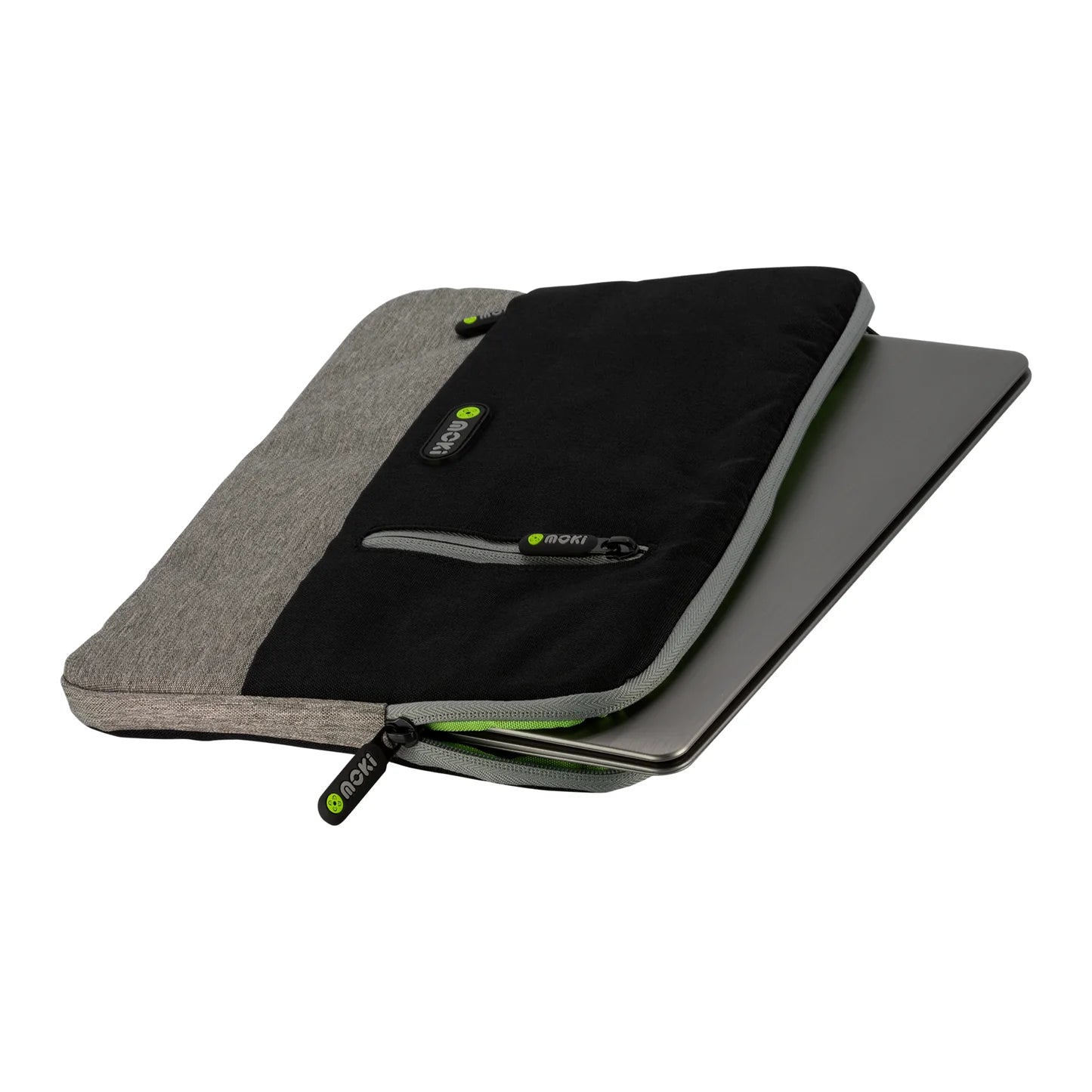 Moki Odyssey Laptop Carry Case Padded Black/Grey  13.3"