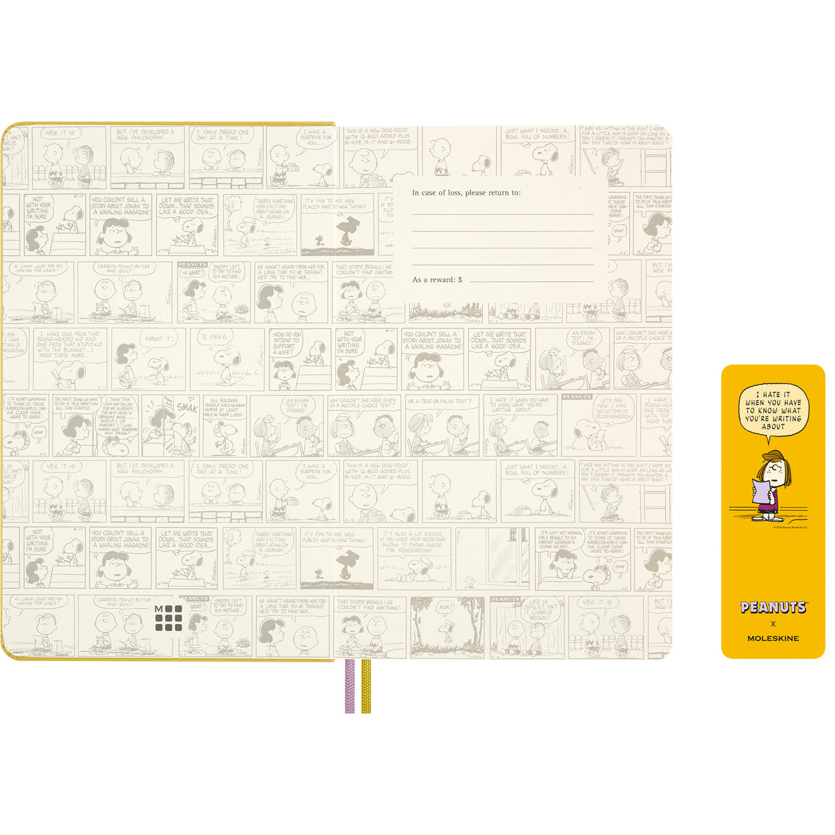 Moleskine LE Notebook Peanuts Patty – Large Ruled Yellow