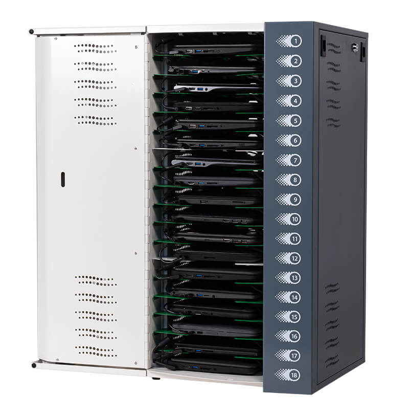 PC LOCS Putnm18Stn 18 Device Charging Cabinet Station