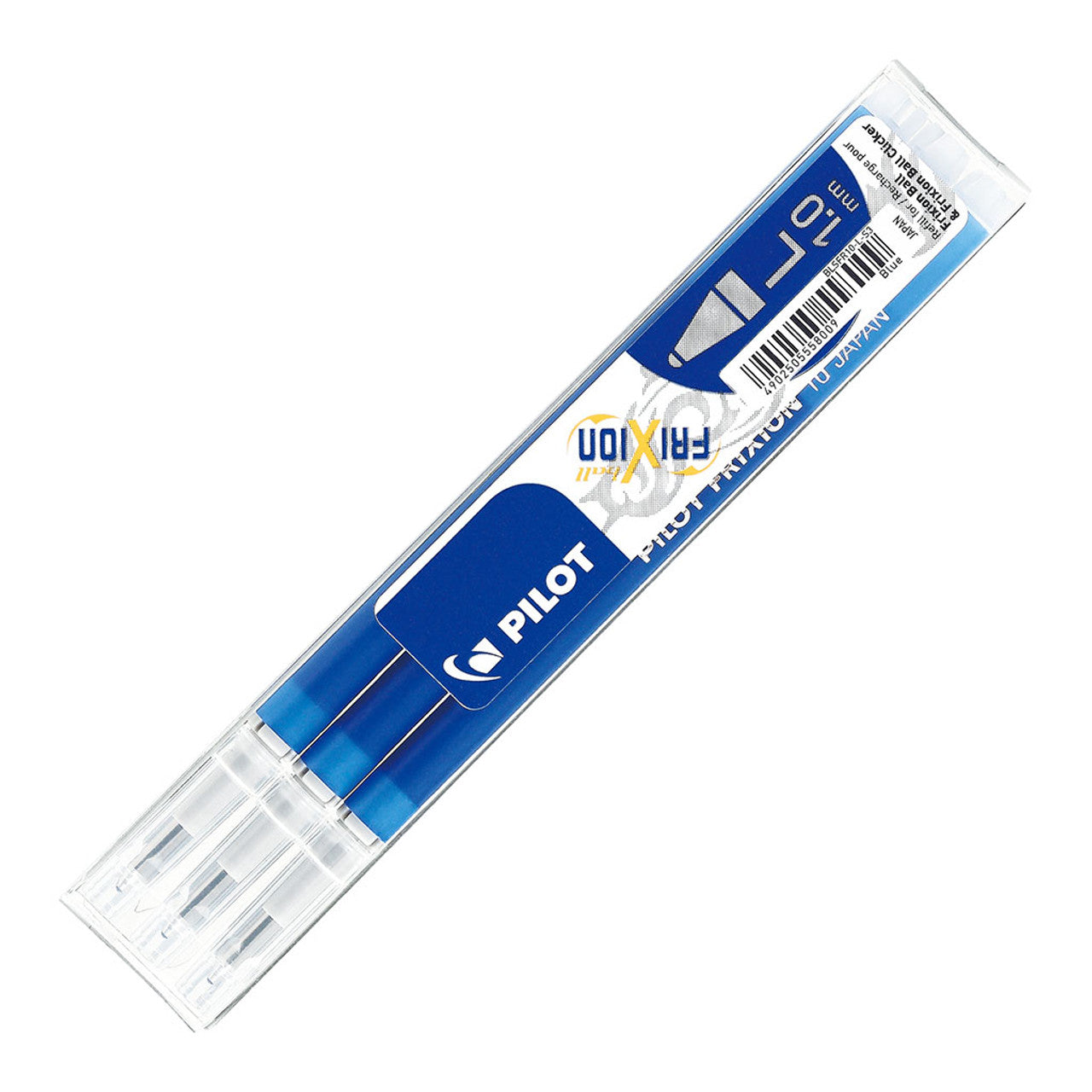 Pilot Frixion Erasable Refill Blue 0.1mm Pack of 3 (BLS-FR10-L-S3)