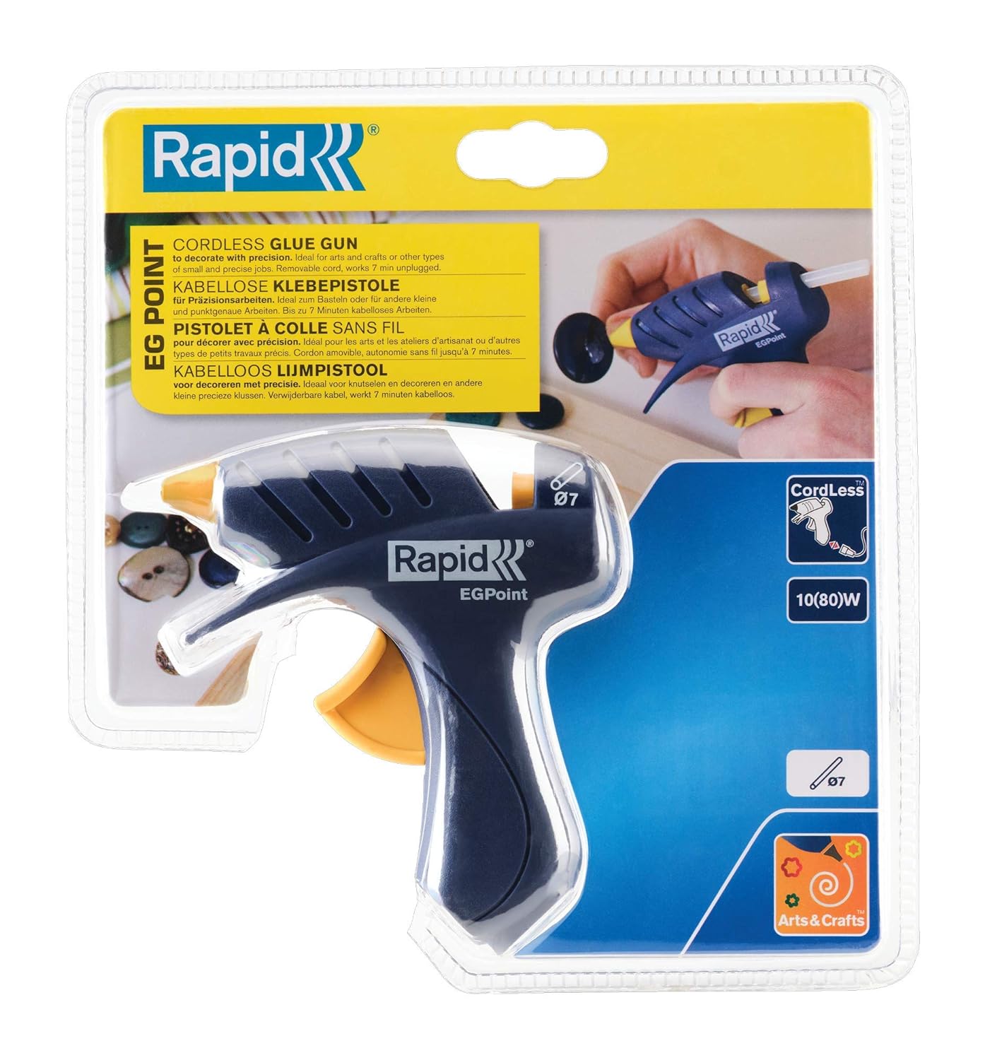 Rapid Glue Gun EG Point 7mm Cordless