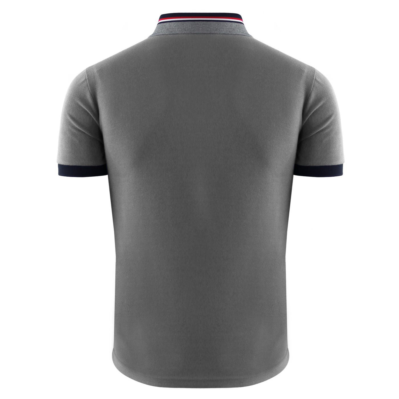School Uniform Pique Honeycomb 52% Polyester 48% Cotton 230gsm Custom-Made Polo T-Shirt 4-16 Grey