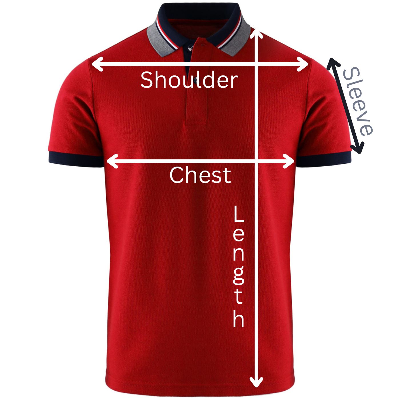School Uniform Pique Honeycomb 52% Polyester 48% Cotton 230gsm Custom-Made Polo T-Shirt 4-16 Red