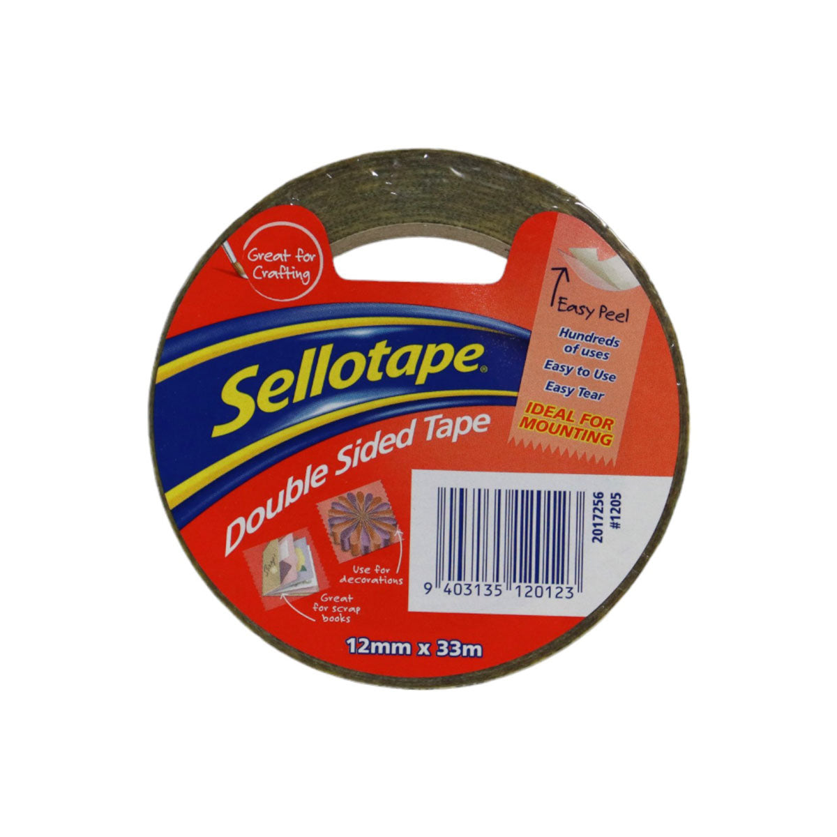 Sellotape 1205 Double Sided Tape 12mm x 33m