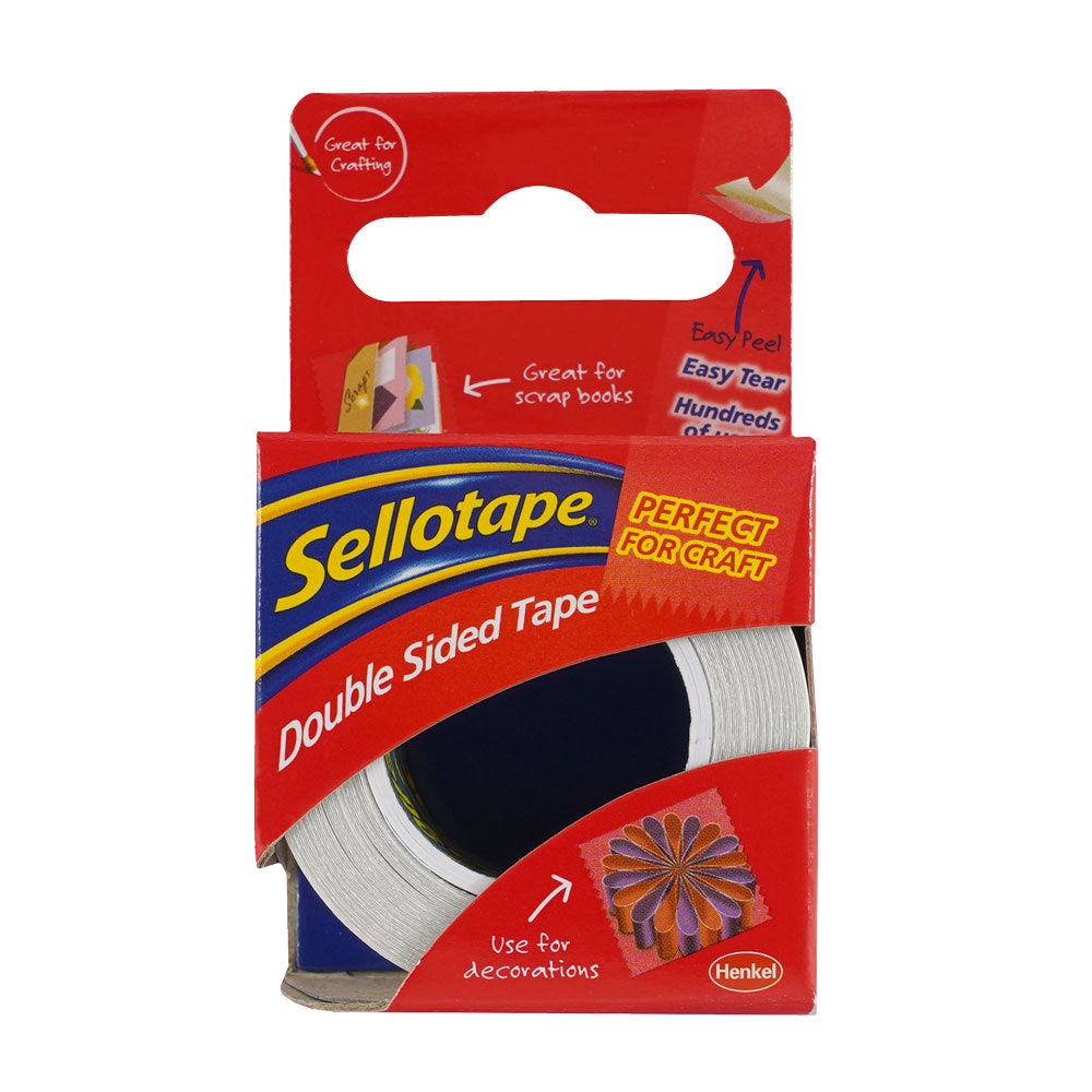 Sellotape Double-Sided Tape Roll 15mm x 5m