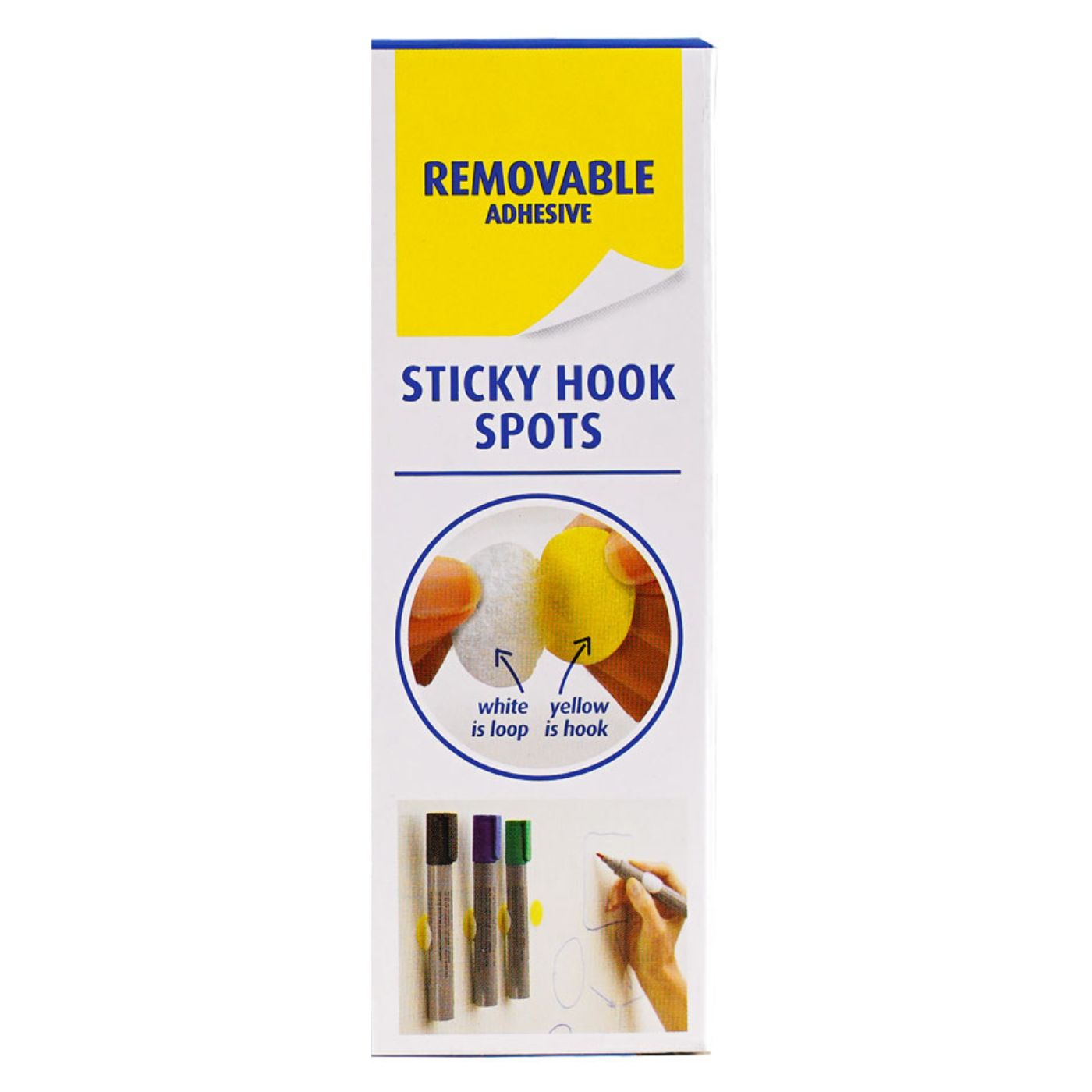 Sellotape Sticky Hook Spots Removable 22mm 125 Pack