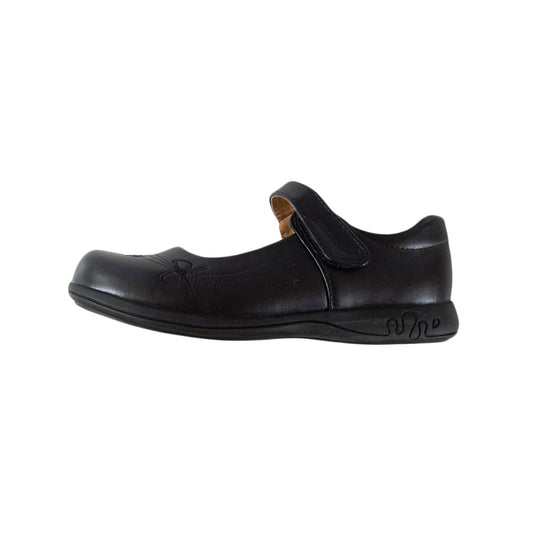 Sharon Girls School Shoes Black Size 25 to 37