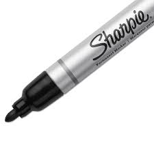 Sharpie Permanent Marker Metal Barrel Bullet Tip Black
