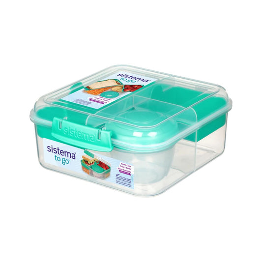 Sistema Lunch Box Bento Cube To Go OBPP 1.25L Minty Teal