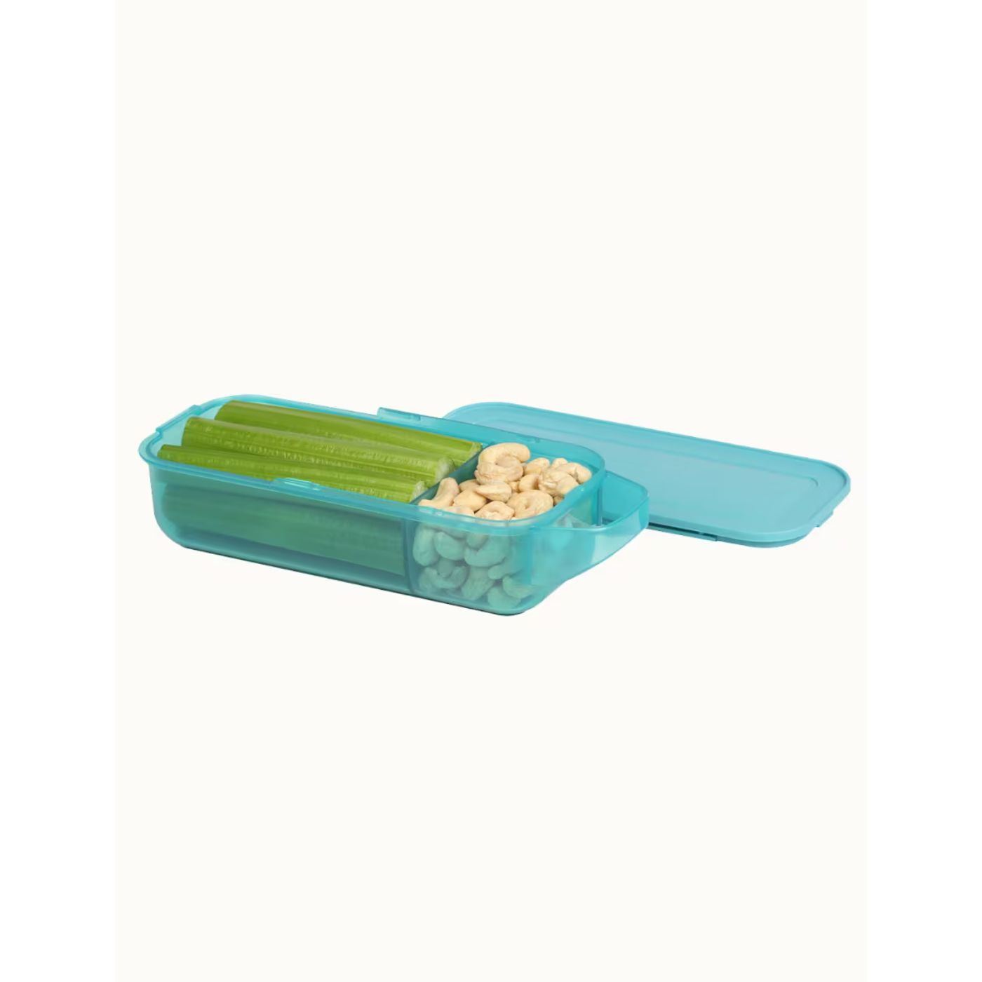 Sistema® 445ml Slide 'n' Snack™ Lunch Box - Teal Stone
