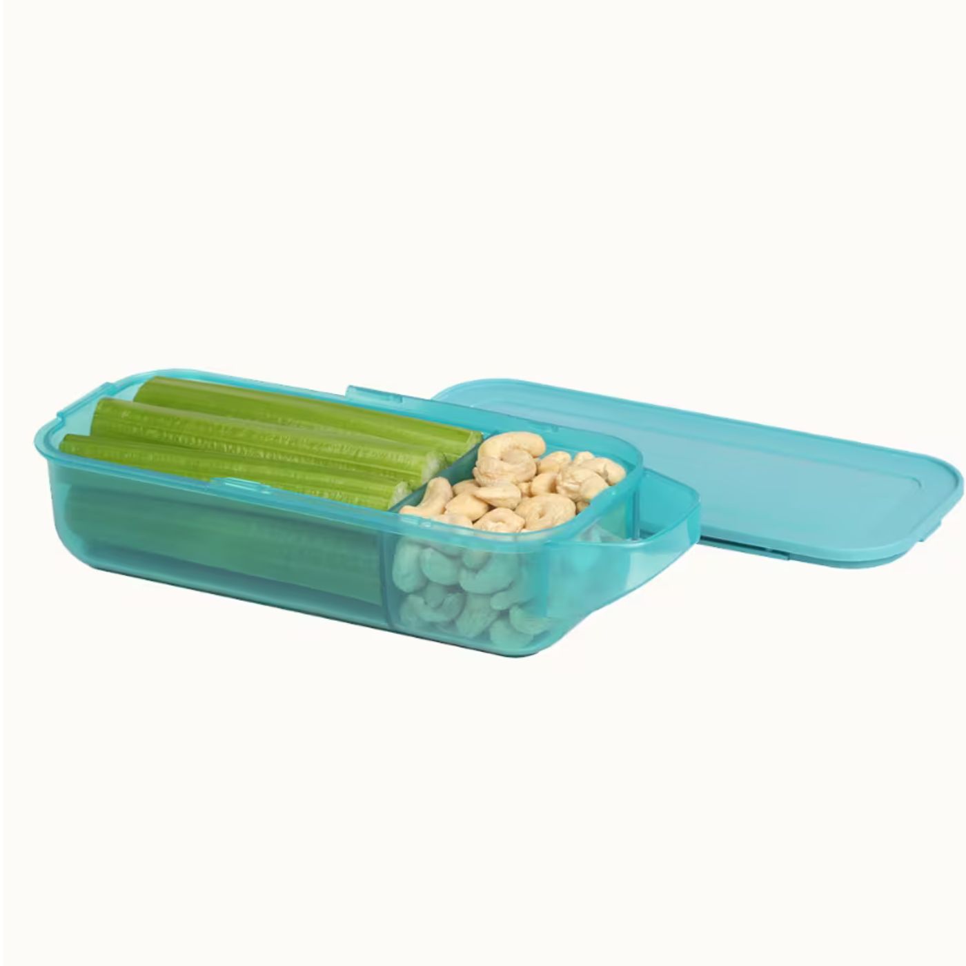 Sistema® 445ml Slide 'n' Snack™ Lunch Box - Teal Stone