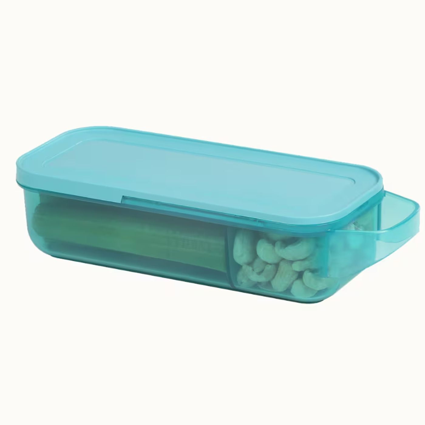 Sistema® 445ml Slide 'n' Snack™ Lunch Box - Teal Stone