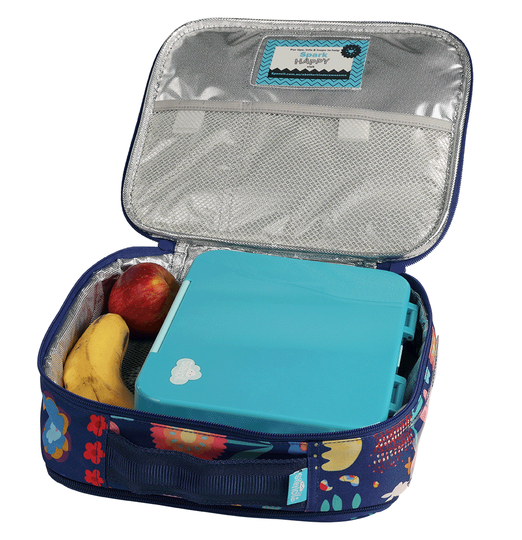Spencil Big Cooler Lunch Bag + Chill Pack – Flower Fun