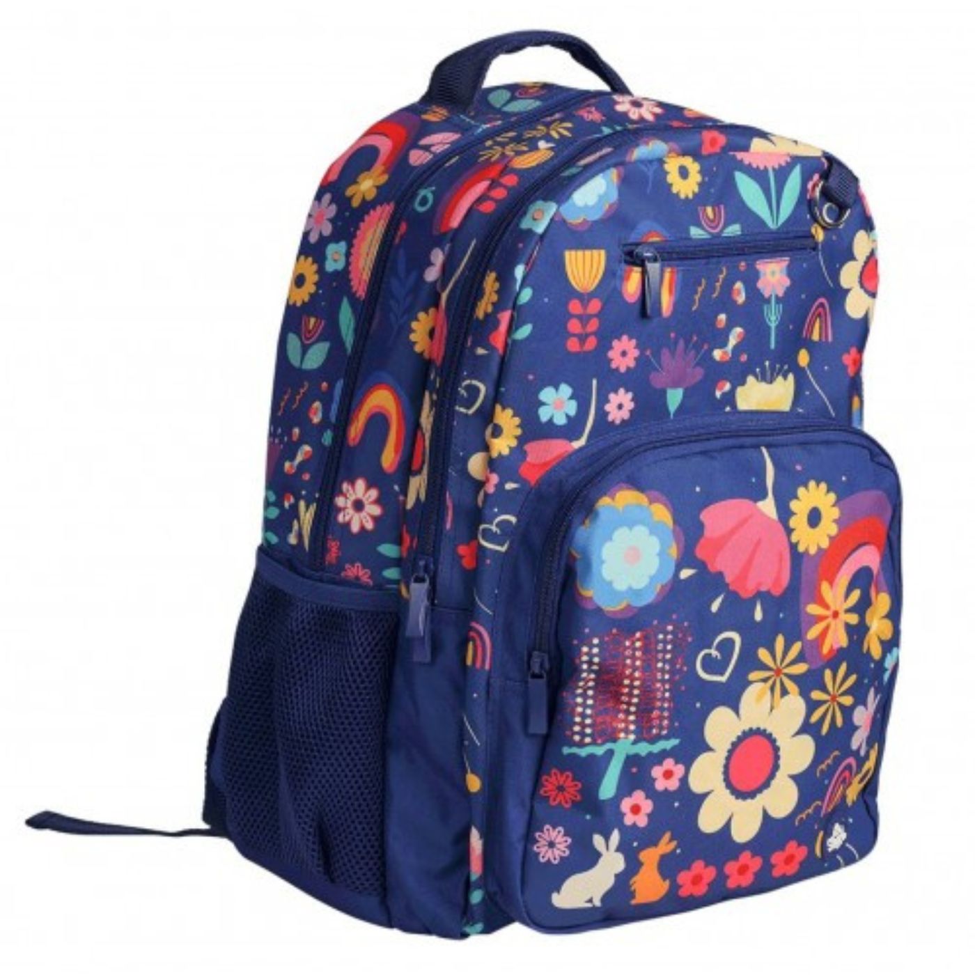 Spencil Big Kids Backpack – Flower Power | School Bag