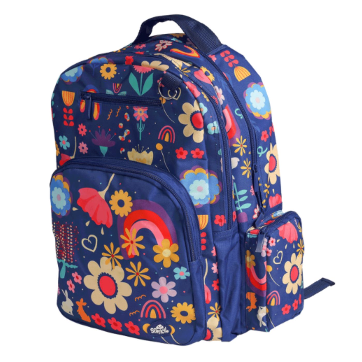 Spencil Big Kids Backpack – Flower Power | School Bag