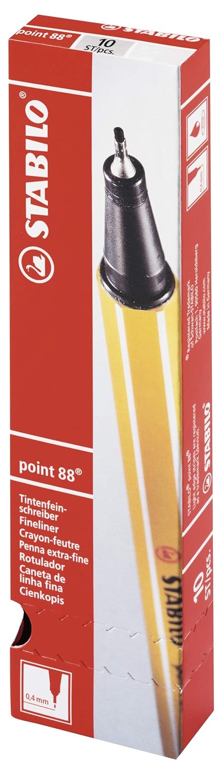 Stabilo Point Fineliner 88 0.4mm Black