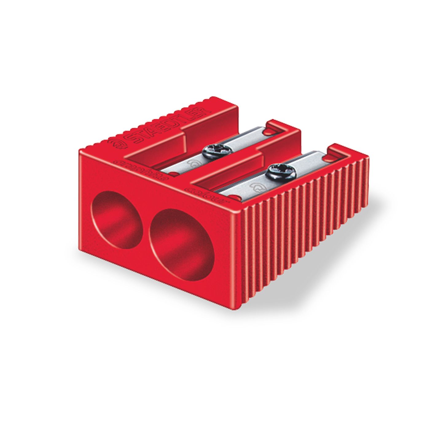 Staedtler Double Hole Pencil Sharpener 510 60 Plastic Red