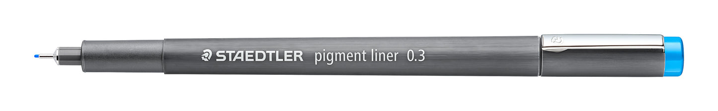 Staedtler Fineliner 308 Pigment Ink Pen Marsgraphic 0.3mm Blue