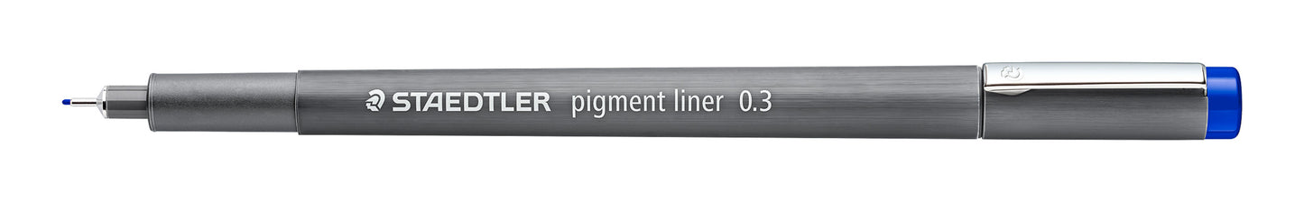 Staedtler Fineliner 308 Pigment Ink Pen Marsgraphic 0.3mm Blue