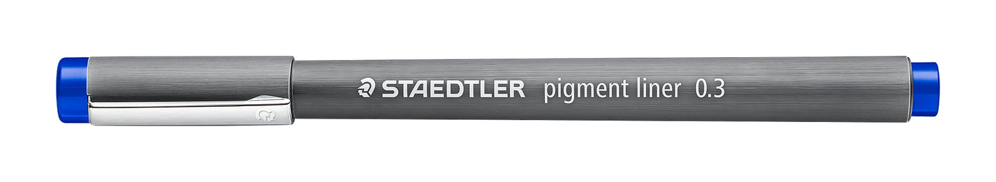 Staedtler Fineliner 308 Pigment Ink Pen Marsgraphic 0.3mm Blue