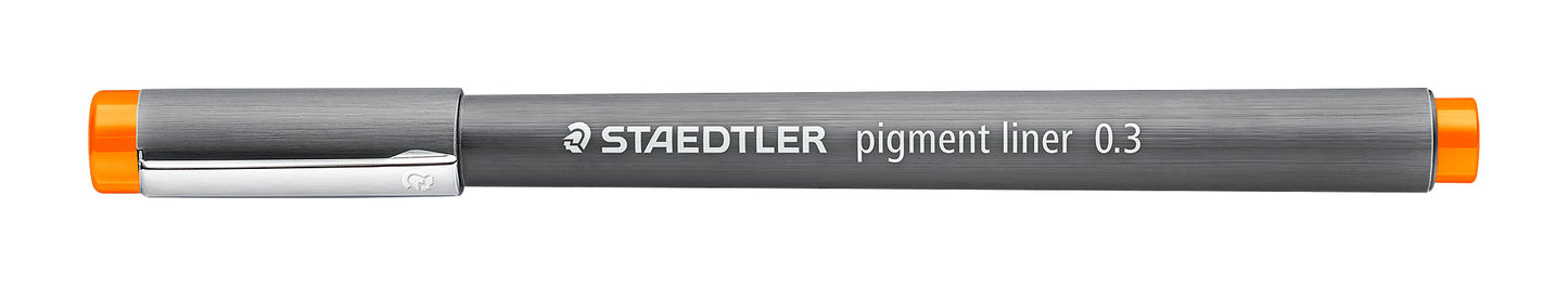 Staedtler Fineliner 308 Pigment Ink Pen Marsgraphic 0.3mm Orange